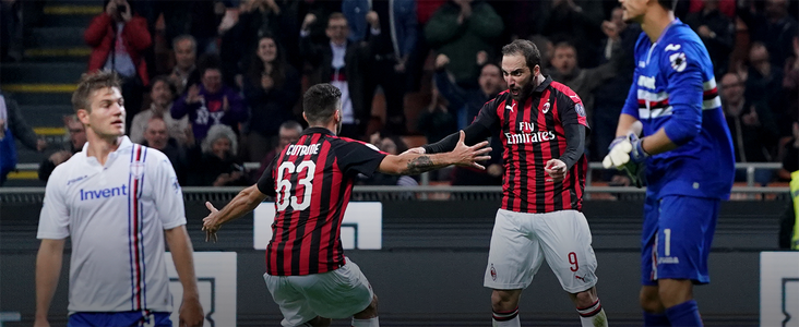 AC Milan a învins cu 3-2 Sampdoria în Serie A, revenind de la 1-2
