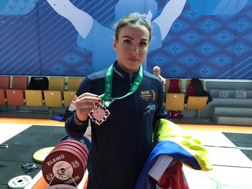Cristina Iovu, medalie de bronz la CM de haltere