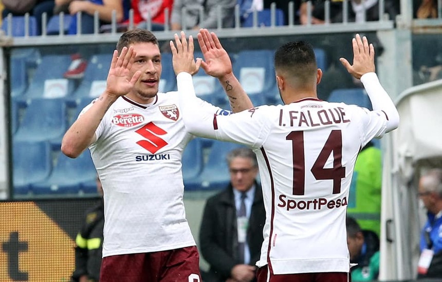 Torino a învins în deplasare Sampdoria, scor 4-1, în Serie A