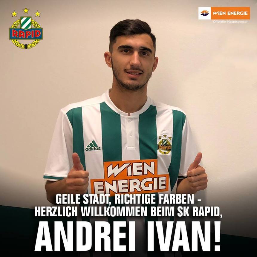 Andrei Ivan s-a accidentat în meciul Wolfsberger - Rapid Viena, scor 3-1, din campionatul Austriei