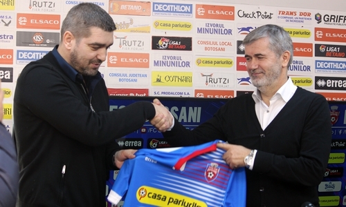Costel Enache s-a despărţit de FC Botoşani. Ciobotariu a fost prezentat gruparea botoşăneană