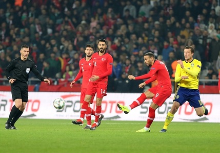 Turcia lui Mircea Lucescu a fost învinsă de Suedia, scor 1-0, şi a retrogradat în a treia divizie a Ligii Naţiunilor
