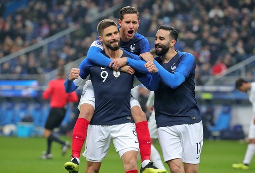 Naţionala Franţei încheie anul cu o victorie în faţa Uruguayului, scor 1-0