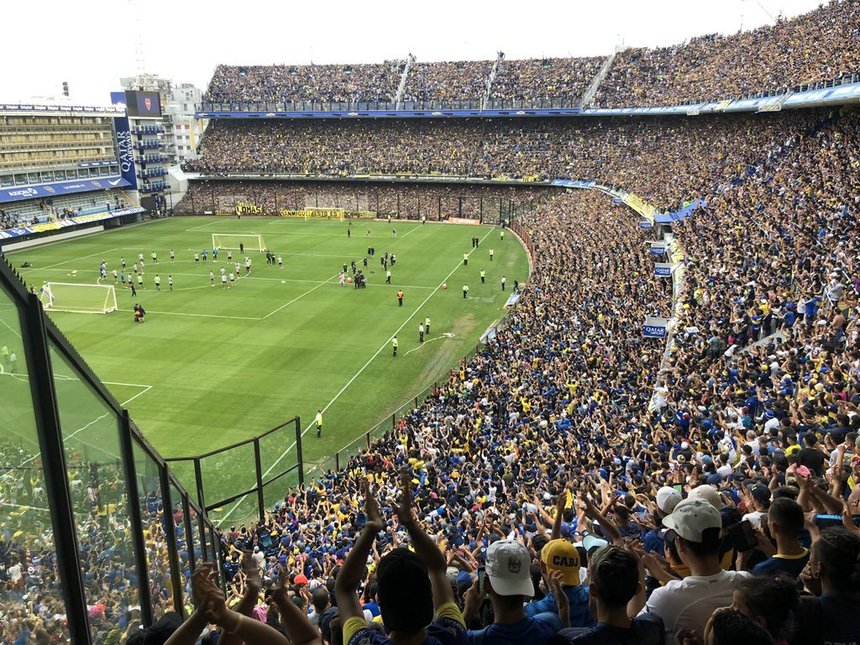 Copa Libertadores: 50.000 de fani pe "Bombonera", la antrenamentul echipei Boca Juniors