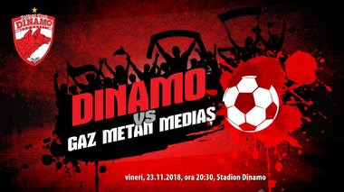Iulian Călin arbitrează Dinamo-Gaz Metan Mediaş