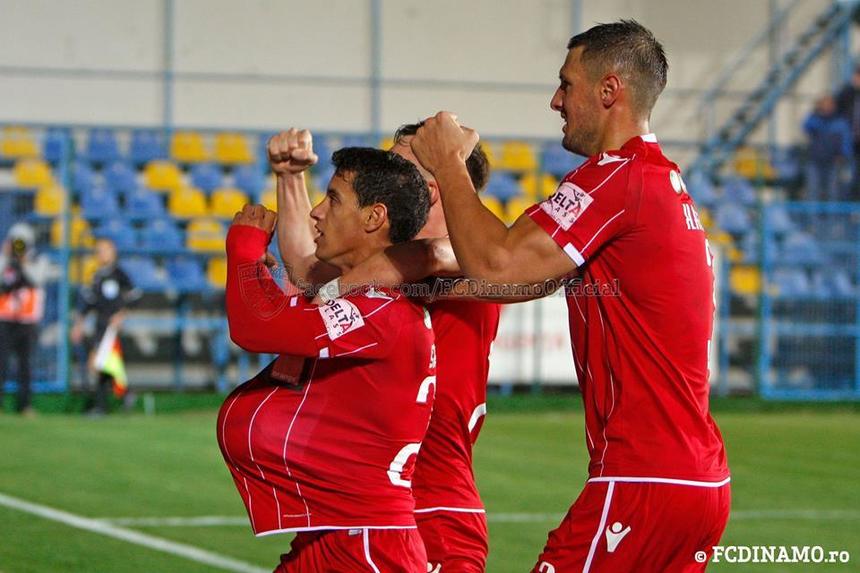 Dinamo a obţinut o remiză cu Gaz Metan Mediaş, scor 1-1, datorită unui gol marcat la ultima fază a meciului