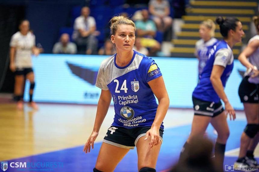 Amanda Kurtovici de la CSM Bucureşti a suferit o ruptură de ligament încrucişat anterior şi probabil nu va mai evolua în acest sezon