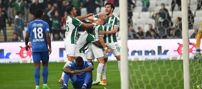 Latovlevici a înscris un gol pentru Bursaspor în campionatul Turciei
