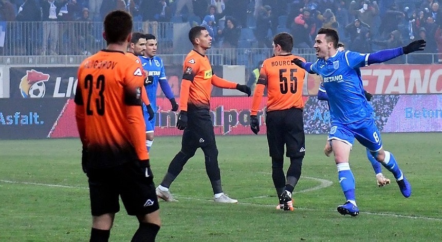 Liga I: Universitatea Craiova a învins Dunărea Călăraşi, scor 1-0
