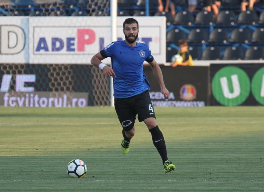 Eliminat la meciul cu FC Viitorul, Marius Constantin a fost suspendat două jocuri