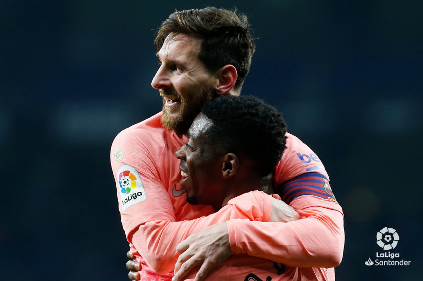 LaLiga: FC Barcelona a învins în deplasare Espanol, scor 4-0. Messi, două goluri şi un assist