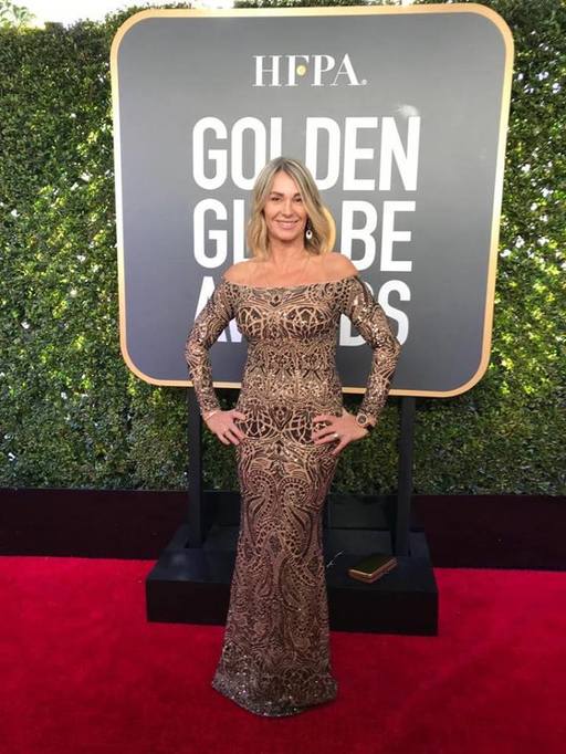 Nadia Comăneci, alături de vedete ale cinematografiei, la Globurile de Aur - FOTO