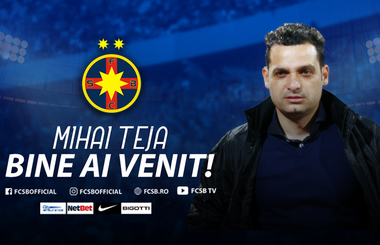 FCSB a anunţat oficial numirea lui Mihai Teja, deşi antrenorul a fost prezentat de Gigi Becali încă de la finalul anului trecut