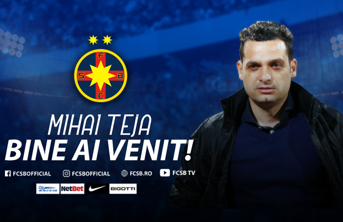 FCSB a anunţat oficial numirea lui Mihai Teja, deşi antrenorul a fost prezentat de Gigi Becali încă de la finalul anului trecut