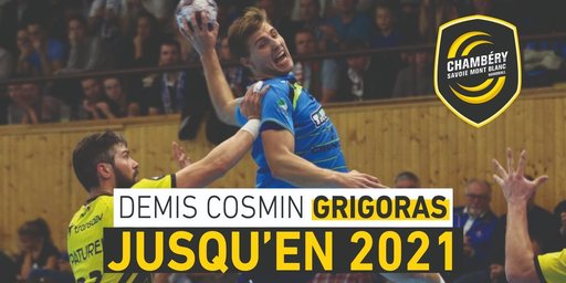 Demis Grigoraş a semnat un contract cu Chambery Savoie Mont-Blanc Handball