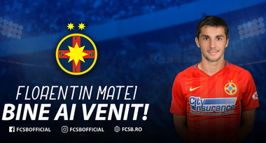Matei ştie la ce să se aştepte la FCSB: "Ştiţi cum e la Steaua, când joci bine, eşti lăudat, când joci mai puţin bine, eşti criticat