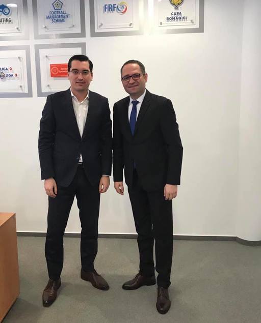 Ministrul Tineretului şi Sportului a discutat cu Burleanu despre pregătirea candidaturii comune pentru găzduirea unor meciuri de la CM 2030