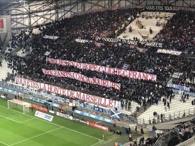 Olympique Marseille - AS Monaco, scor 1-1, în Ligue 1. "Sunteţi ruşinea Marsiliei", a fost un banner al fanilor lui OM