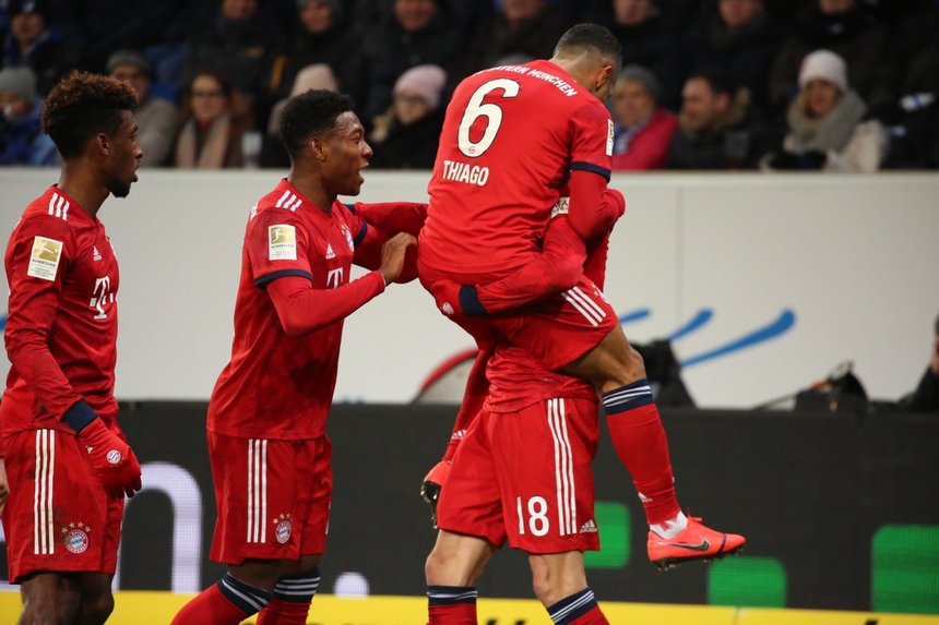 Bayern Munchen a obţinut o nouă victorie în Bundesliga: 3-1 cu Hoffenheim