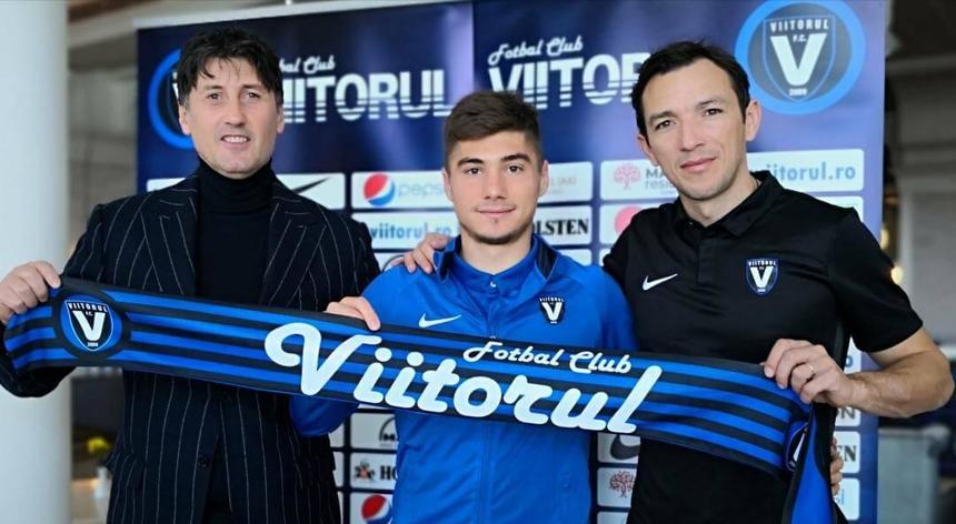 Andreas Calcan a semnat un contract cu FC Viitorul
