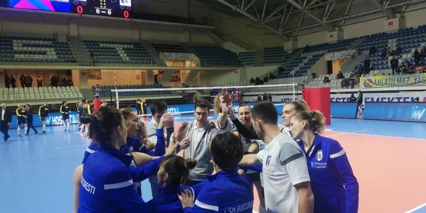Fenerbahce - CSM Bucureşti, scor 3-0, în Liga Campionilor la volei feminin