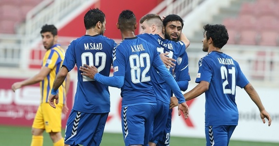 Valentin Lazăr, două goluri pentru Al Kharaitiyat în semifinalele Cupei Ligii Qatarului