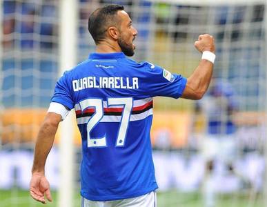 Quagliarella a marcat la Sampdoria – Udinese şi a egalat recorul lui Batistuta de 11 meciuri consecutive cu gol înscris în Serie A
