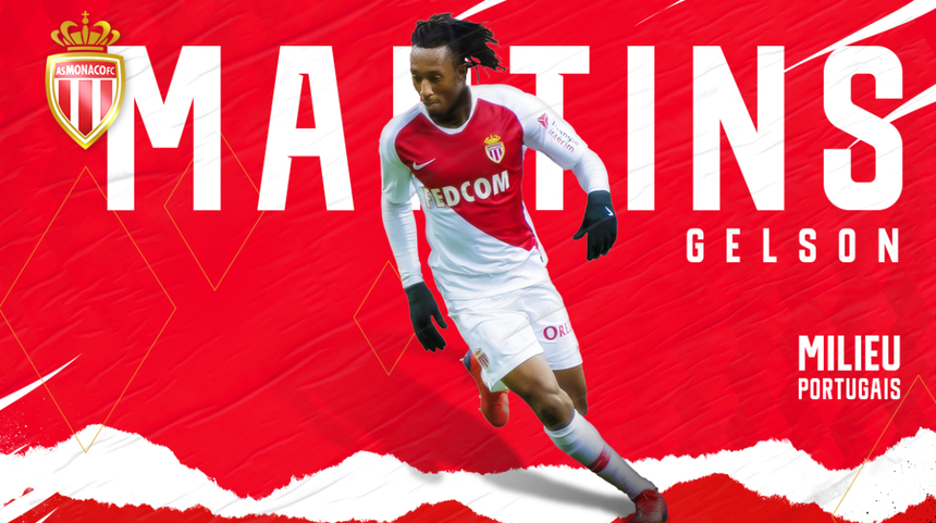 AS Monaco l-a împrumutat pe Gelson Martins de la Atletico Madrid