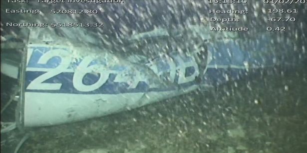 AAIB: O persoană aflată în avionul prăbuşit în Canalul Mânecii apare în imaginile transmise de submarinul telecomandat
