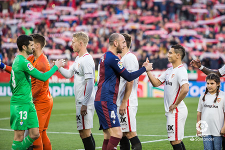 LaLiga: FC Sevilla a remizat cu Eibar, scor 2-2, revenind de la 0-2 în inferioritate numerică