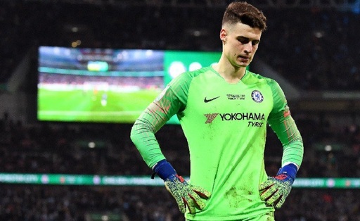 Kepa Arrizabalaga a fost amendat cu salariul pe o săptămână după ce a refuzat să fie înlocuit la finala Cupei Ligii Angliei