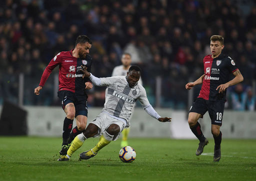 Eşec pentru Inter Milano în Serie A, scor 1-2 cu Cagliari