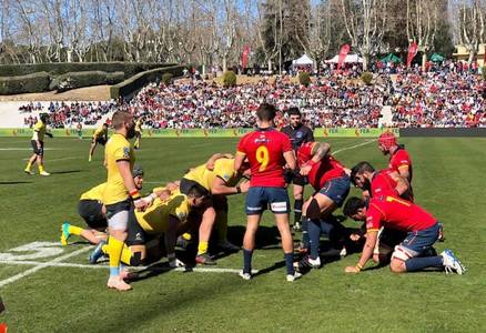România a fost învinsă de Spania, scor 21-18, în Rugby Europe Championship