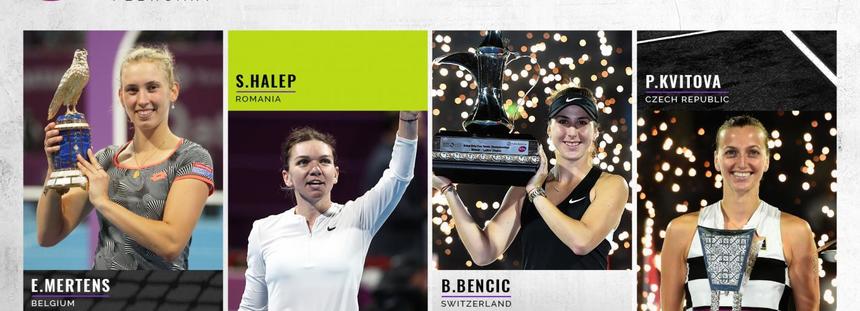 WTA: Simona Halep, nominalizată pentru titlul de jucătoarea lunii februarie
