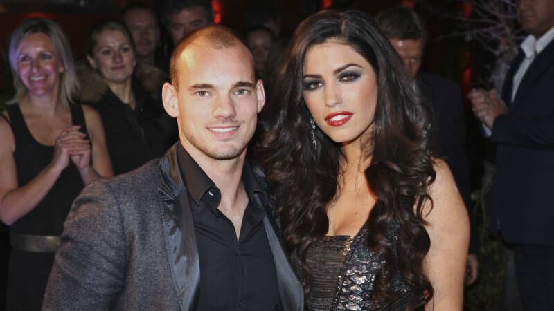 Wesley Sneijder şi Yolanthe Sneijder-Cabau divorţează după 9 ani de căsnicie
