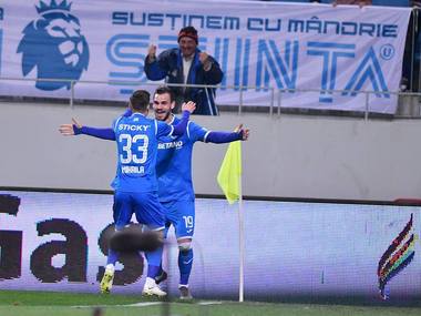 Universitatea Craiova - Astra Giurgiu, scor 1-0, în play-off-ul Ligii I. Oaspeţii au jucat în inferioritate numerică din minutul 79