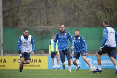 "Tricolorii" au efectuat ultimul antrenament înaintea plecării spre Suedia