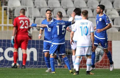 Victorie pentru Cipru în primul său meci din preliminariile Euro-2020, scor 5-0 cu San Marino
