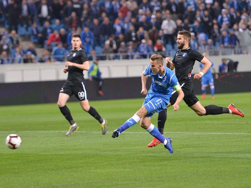 Cupa României: Universitatea Craiova a fost învinsă cu 2-1 de FC Viitorul, după ce a condus cu 1-0. Constănţenii au marcat ultimul gol în minutul 89