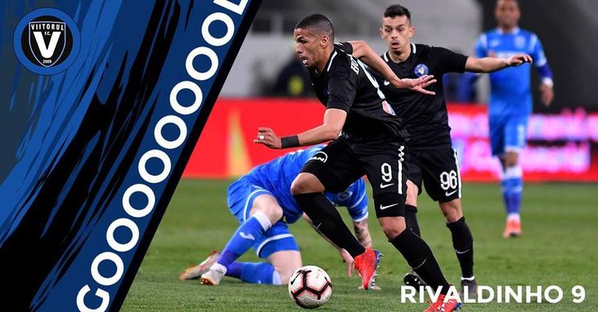 FC Viitorul – Universitatea Craiova, scor 2-1. Oaspeţii au condus cu 1-0, Rivaldinho a marcat sub privirile tatălui său, celebrul Rivaldo