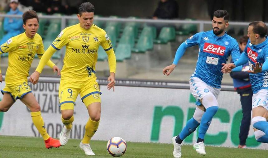 Chievo Verona, retrogradată în Serie B după eşecul din meciul cu Napoli