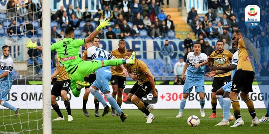 Victorie pentru Lazio în Serie A, scor 2-0 cu Udinese