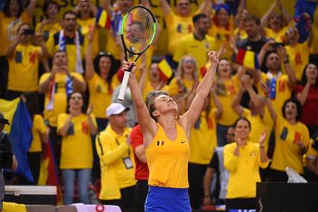 Simona Halep aduce primul punct României în întâlnirea cu Franţa, după 6-3, 6-1, cu Kristina Mladenovic