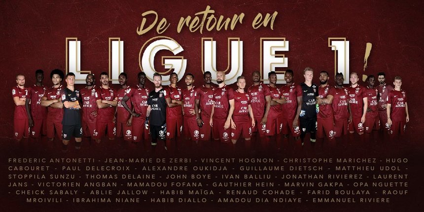 FC Metz a promovat în Ligue 1