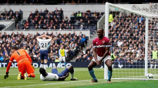 Tottenham a fost învinsă cu 1-0 de West Ham, în Premier League