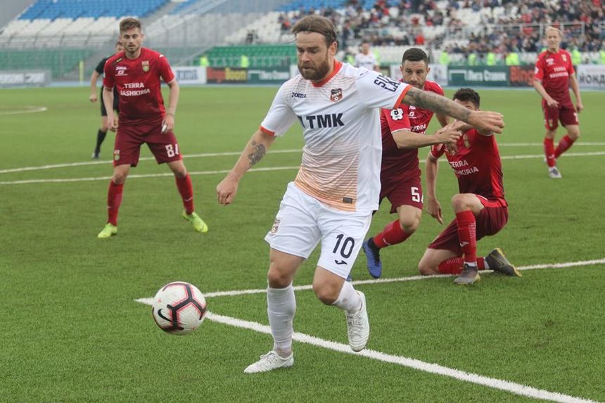 Bicfalvi a înscris, dar Ural a fost învinsă cu 4-1 de echipa lui Nedelcearu, Ufa