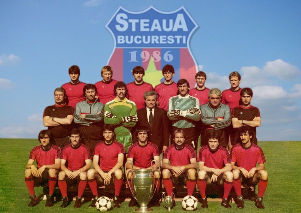 Foto fotbal - STEAUA BUCURESTI (Castigatoarea CCE 1986)