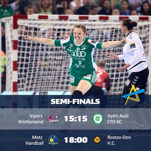 Gyor ETO va juca finala Ligii Campionilor la handbal, după 31-22 cu Vipers, la Turneul F4 de la Budapesta