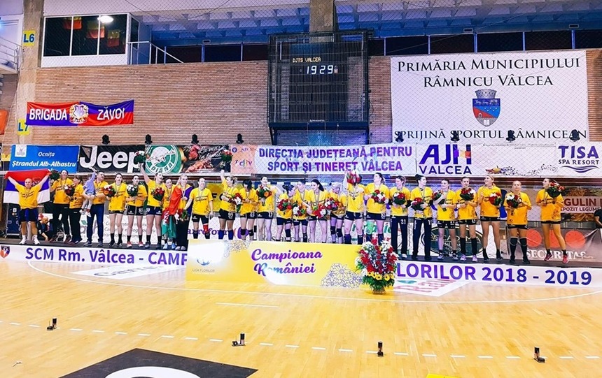 SCM Râmnicu Vâlcea, noua campioană a României la handbal feminin