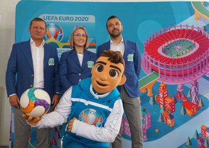 Skillzy, mascota EURO 2020, este la Bucureşti